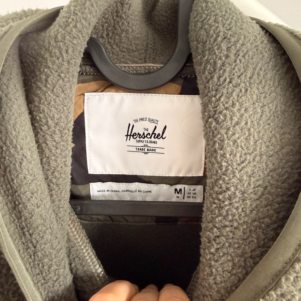 Herschel Women's Stone Green Fleece Sweater